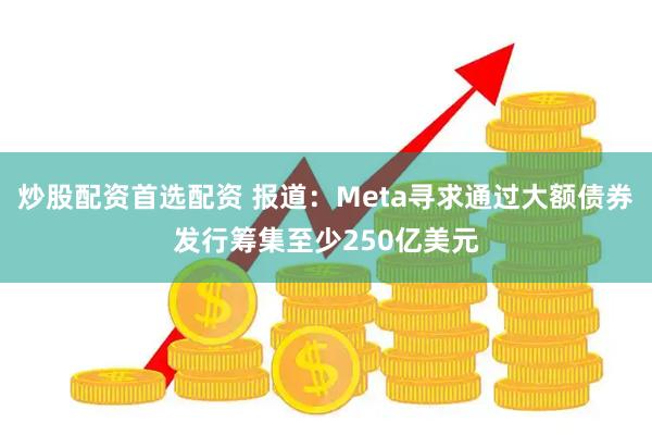 炒股配资首选配资 报道：Meta寻求通过大额债券发行筹集至少250亿美元